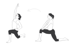 Hip flexor stretch