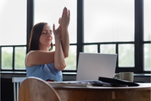 stretch at desk