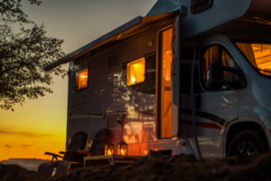 sunset in rv