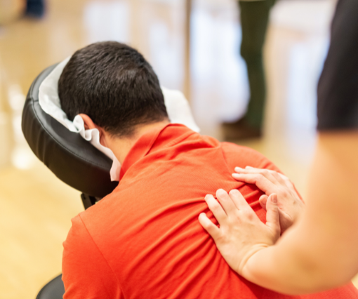 Corporate chair massage in boston